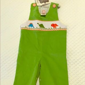 Dino Smocked Longall 24M